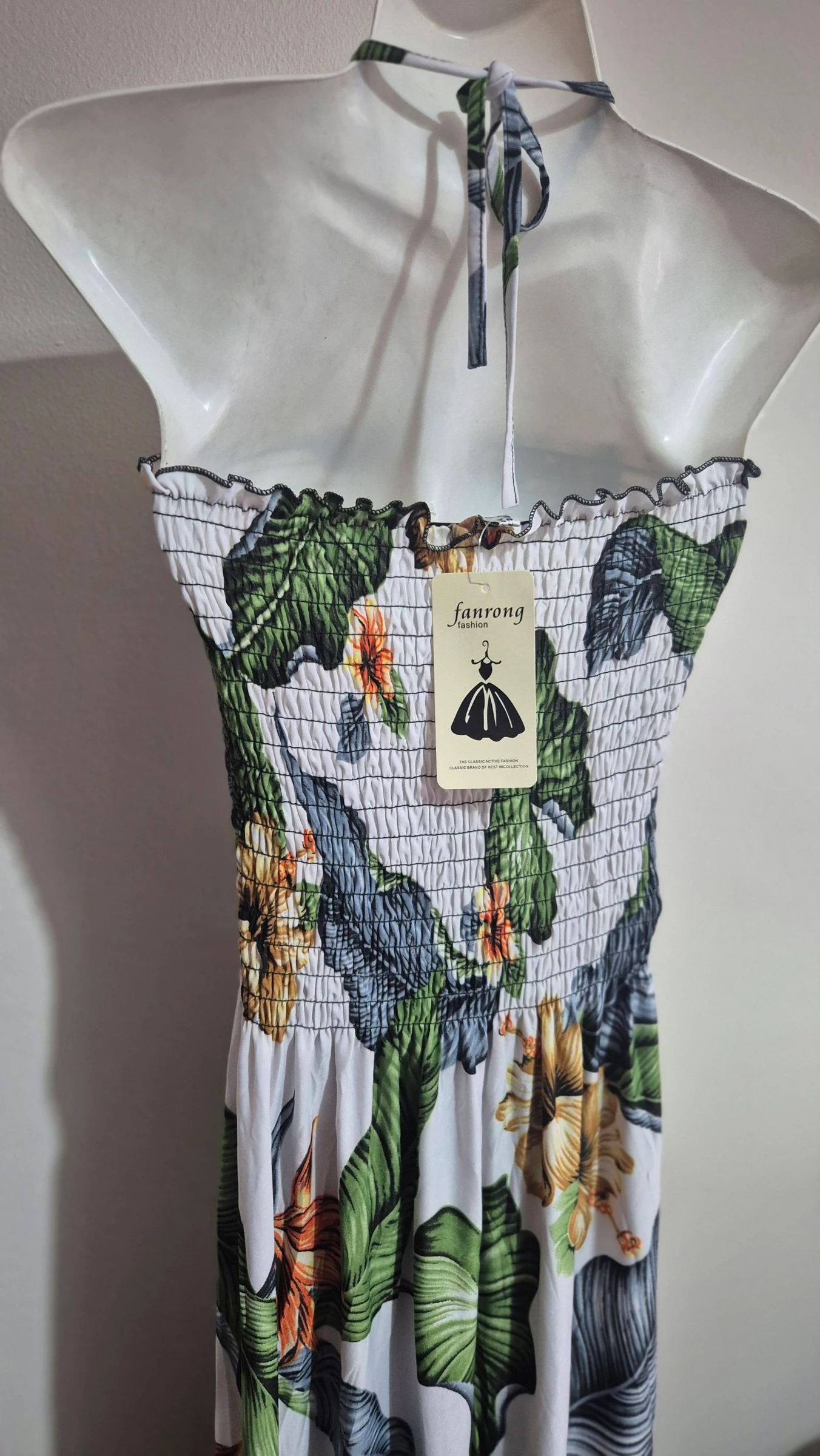 Tropisch lange jurk One Size – photo 6